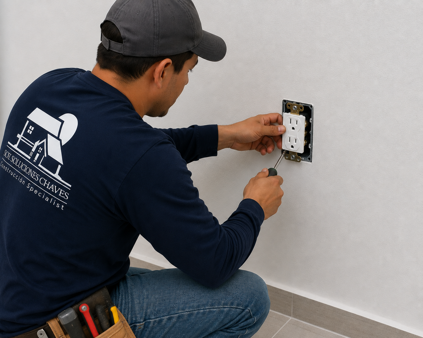 Cambio e instalación de tomacorrientes 110v y 220v